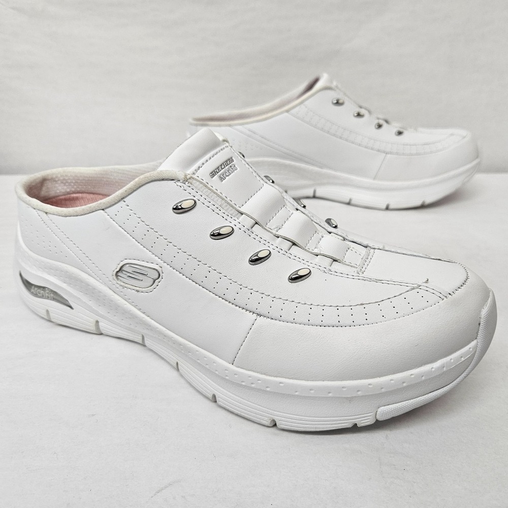 Skechers Sport Arch Fit-Blessful Me Slip On Shoes 149419 White Women's Size 9.5
